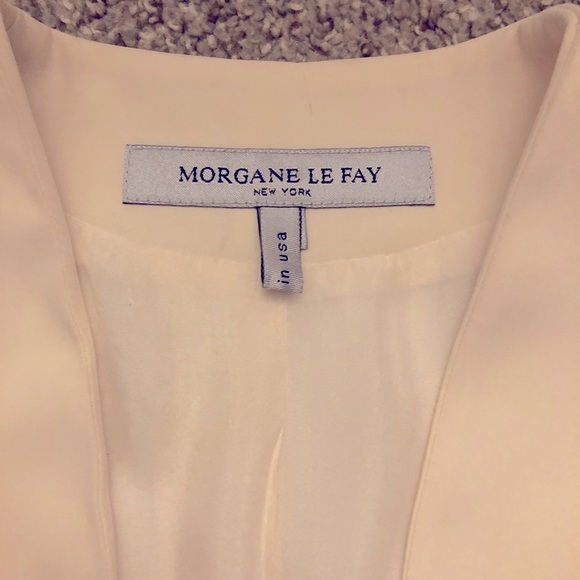 Ivory silk Morgane Le Fay tail coat size xs retail 1650!!! - Picture 4 of 7